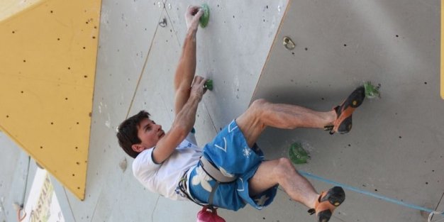 Coupe du Monde d’Escalade de difficulté, à Amman, en Jordanie