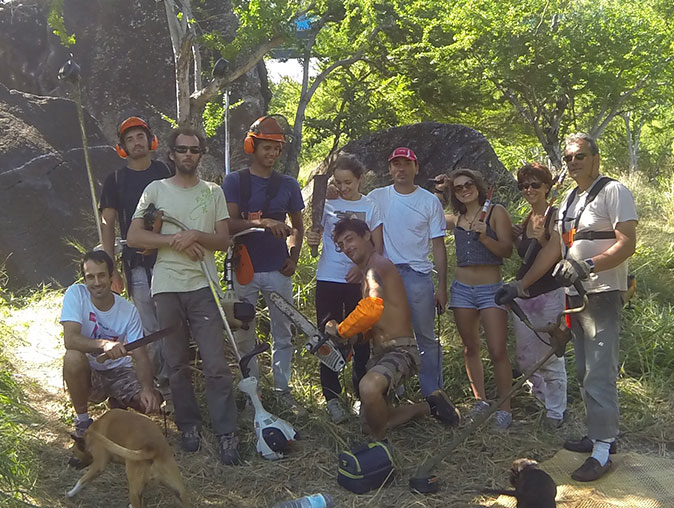 BASALTRIP 2015 – nettoyage de la ravine