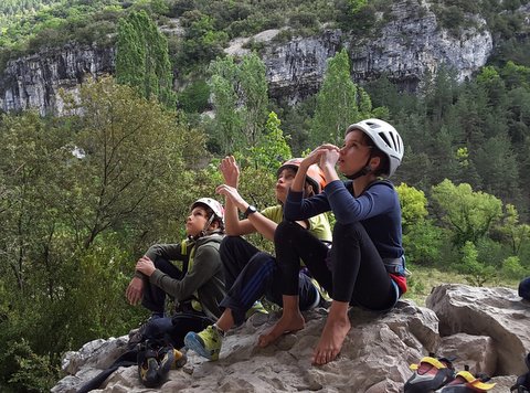 DEUX SEMAINES DE STAGE EN SITE NATUREL POUR L &lsquo;EQUIPE REGIONALE DES POUSSINS BENJAMINS ET MINIMES PREMIERE ANNEE