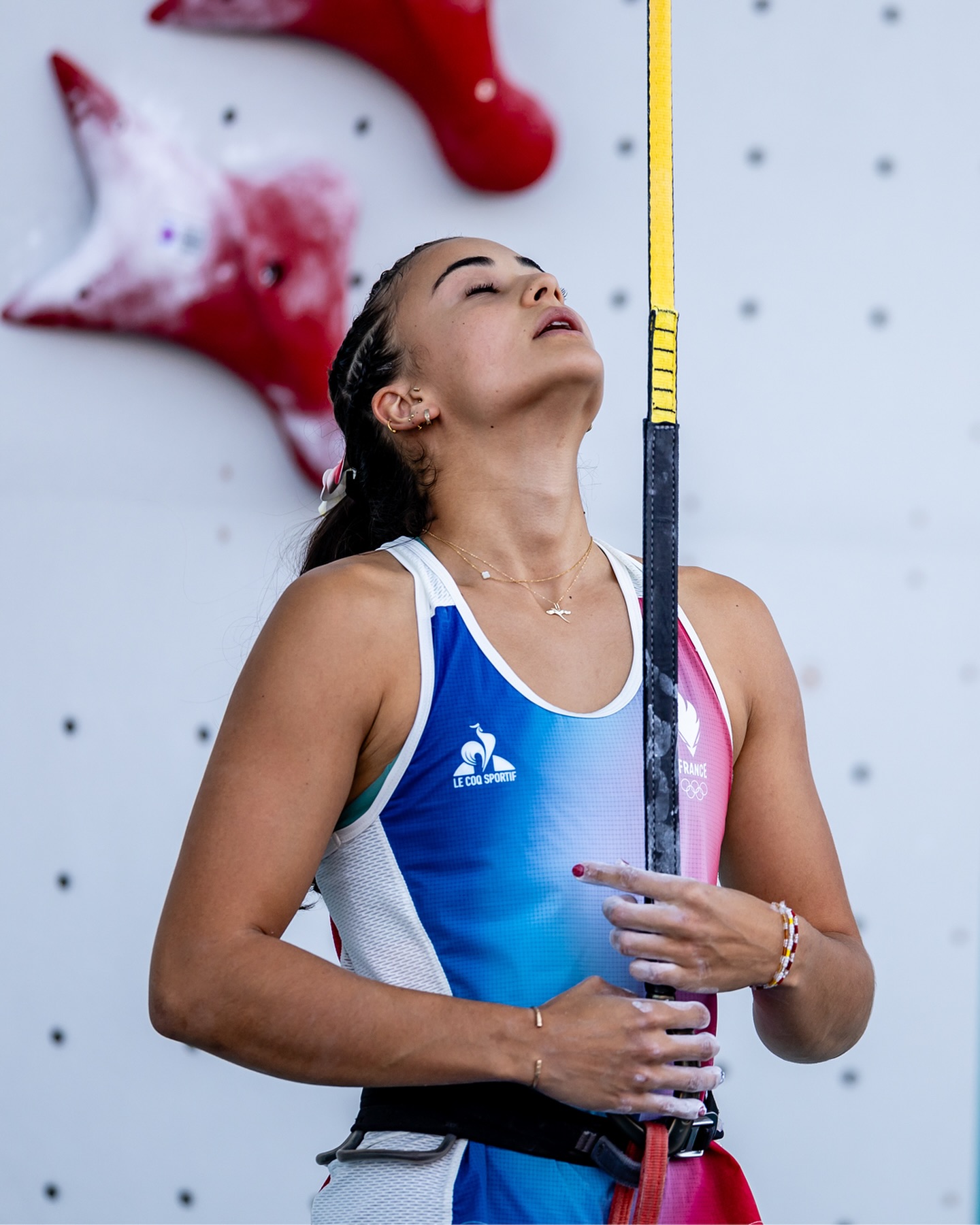 Manon LEBON au départ des Jeux mondiaux Militaires